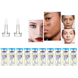 10pcs 5ml Brand Derma white BB Cream Glow Serum Ampoule Add Foundation Niacinamide/peptide For Effective Brightening Anti-aging