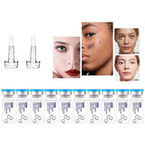 10pcs 5ml Brand Derma white BB Cream Glow Serum Ampoule Add Foundation Niacinamide/peptide For Effective Brightening Anti-aging