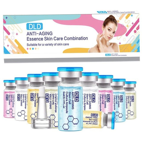 10pcs 5ml Brand Derma white BB Cream Glow Serum Ampoule Add Foundation Niacinamide/peptide For Effective Brightening Anti-aging
