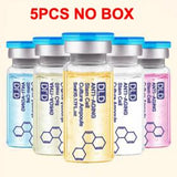 10pcs 5ml Brand Derma white BB Cream Glow Serum Ampoule Add Foundation Niacinamide/peptide For Effective Brightening Anti-aging