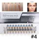 10pcs 5ml Brand Derma white BB Cream Glow Serum Ampoule Add Foundation Niacinamide/peptide For Effective Brightening Anti-aging