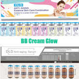 10pcs 5ml Brand Derma white BB Cream Glow Serum Ampoule Add Foundation Niacinamide/peptide For Effective Brightening Anti-aging