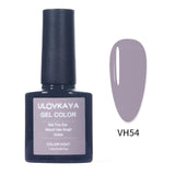 ULOVKAYA 7.3ml Shiny Wine Red Purple UV Nail Gel Polish Semi Permanent Gel Lacquer Soak Off Gel Varnish For Nails Art Design