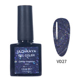 ULOVKAYA 7.3ml Shiny Wine Red Purple UV Nail Gel Polish Semi Permanent Gel Lacquer Soak Off Gel Varnish For Nails Art Design