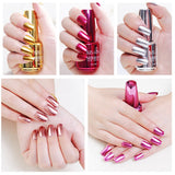 Fashion 18ml Metallic Nail Polish Mirror Gel Nail Polish Varnishes Metal Mirror Nail Polish Nail Beauty J1