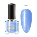 BORN PRETTY Nail Polish Colorful Solid 36Colors Blue Nude Glitter Platinum Nail Art Polish Shiny Nail Art Varnish DIY