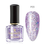 BORN PRETTY Nail Polish Colorful Solid 36Colors Blue Nude Glitter Platinum Nail Art Polish Shiny Nail Art Varnish DIY