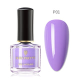 BORN PRETTY Nail Polish Colorful Solid 36Colors Blue Nude Glitter Platinum Nail Art Polish Shiny Nail Art Varnish DIY