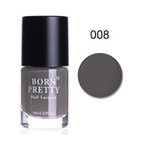 BORN PRETTY Nail Polish Colorful Solid 36Colors Blue Nude Glitter Platinum Nail Art Polish Shiny Nail Art Varnish DIY