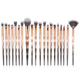 20pcs/set Diamond Handle Makeup Brushes Powder Foundation Blush Blending Eyeshadow Eyelash Brush Cosmetic Beauty Tool For Gift