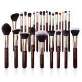 Jessup Makeup Brushes Set Professional Natural-Synthetic Hair Makeup Brush Foundation Powder Contour Eyeshadow 15-25pcs