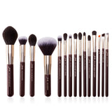 Jessup Makeup Brushes Set Professional Natural-Synthetic Hair Makeup Brush Foundation Powder Contour Eyeshadow 15-25pcs