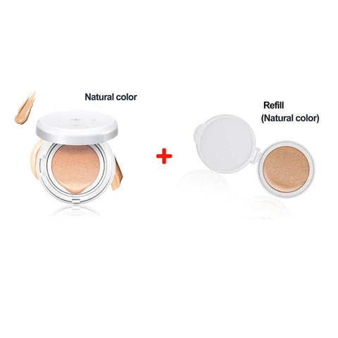 BIOAQUA Zero Flaw Air Cushion BB Cream Moisturizing Concealer Liquid Foundation Upgrade Strong Isolation Bare Makeup CC Cream